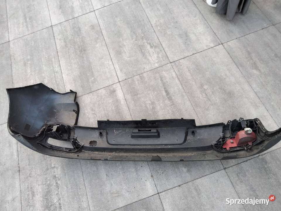 PEUGEOT 3008 I pdc zderzak tyl tylny czarny Zderzaki
