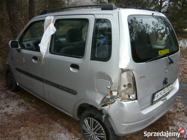 OPEL AGILA 2000rBENZYNA Uszkodzony Wiązowna