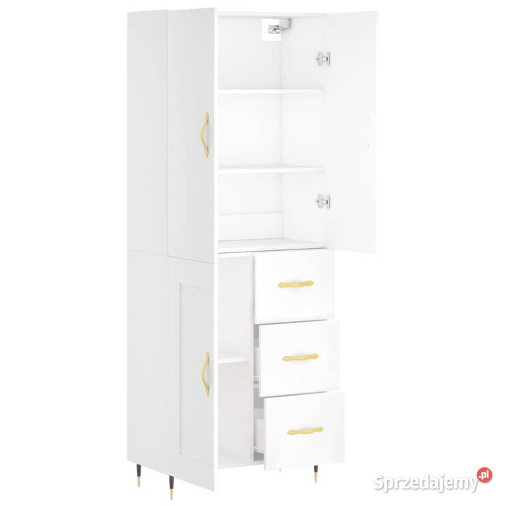 Witrynka biała 695x34x180 materiał Warszawa