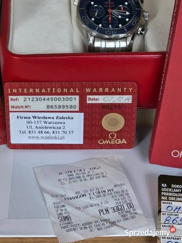 Omega Seamaster Diver 300 M Chrono Polska mazowieckie Warszawa