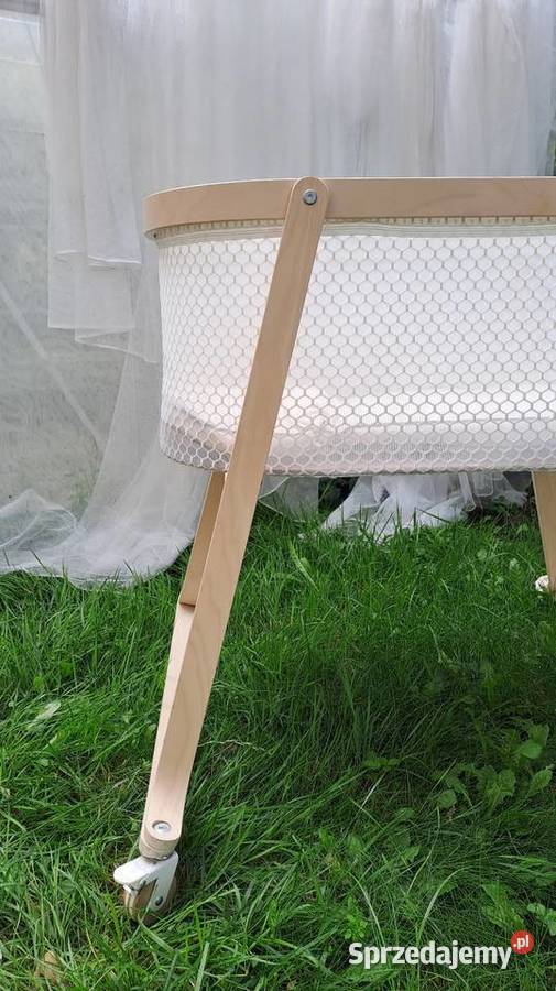Łóżeczko niemowlęce na kółkach IKEA Łódź