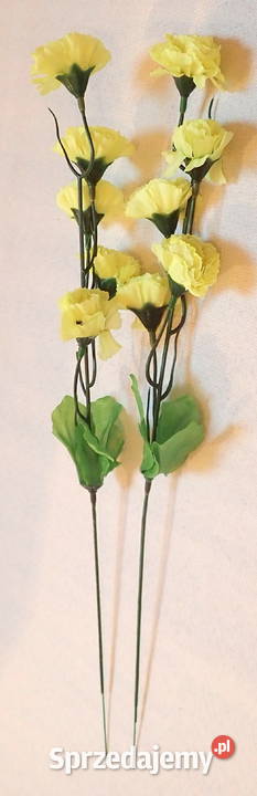 Goździk sztuczny gałązka 5 kwiatów 44 8 kolorów Siewierz