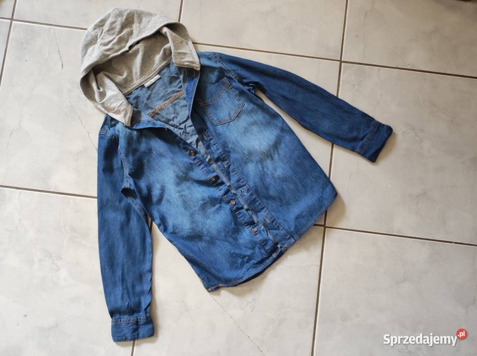 kurtka bluza dziecięca z kapturem koszula jeans Rozmiar 0 Kielce