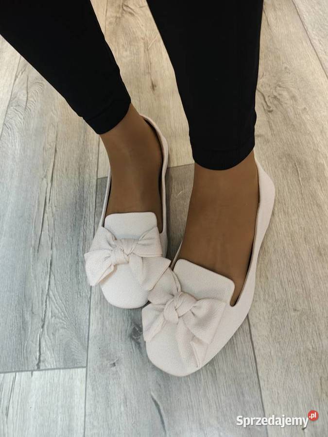 43 Kremowe mokasyny letnie baleriny wieczorowe małopolskie Kraków