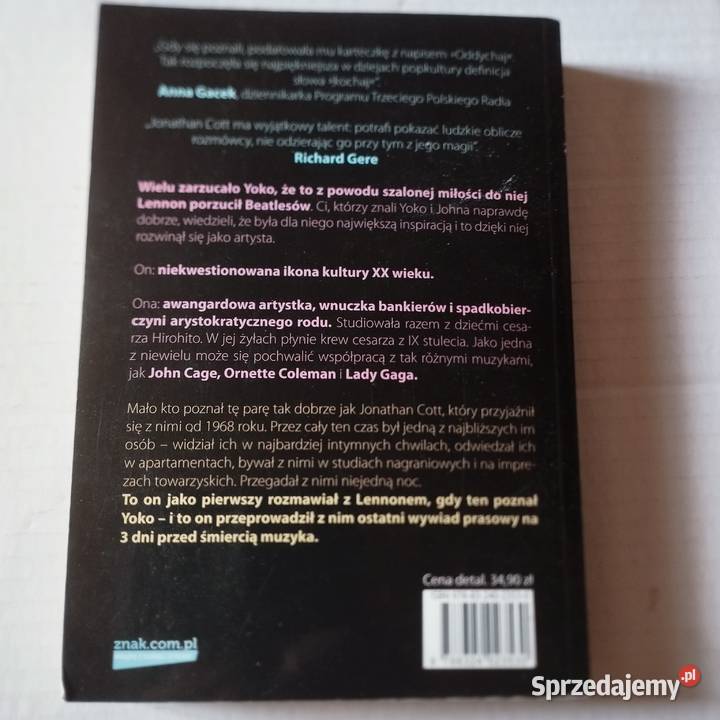 Jonathan Cott Yoko i John Dni których nigdy nie Pozostałe Gliwice