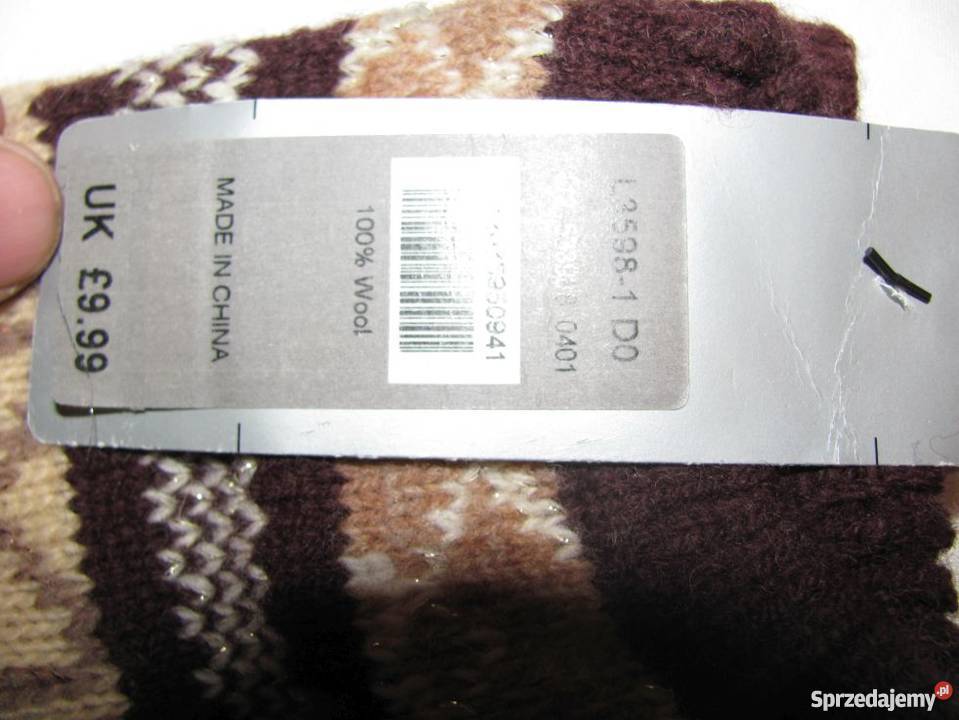 ocieplacze na nadgarstki Nordic płatki śniegu Dodatki Zamość