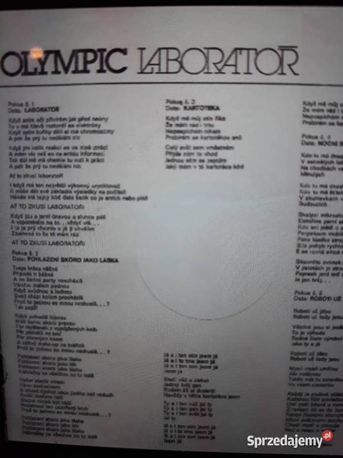 Archiwum czeskiego prog rocka OLIMPIC Labrador Rzeszów