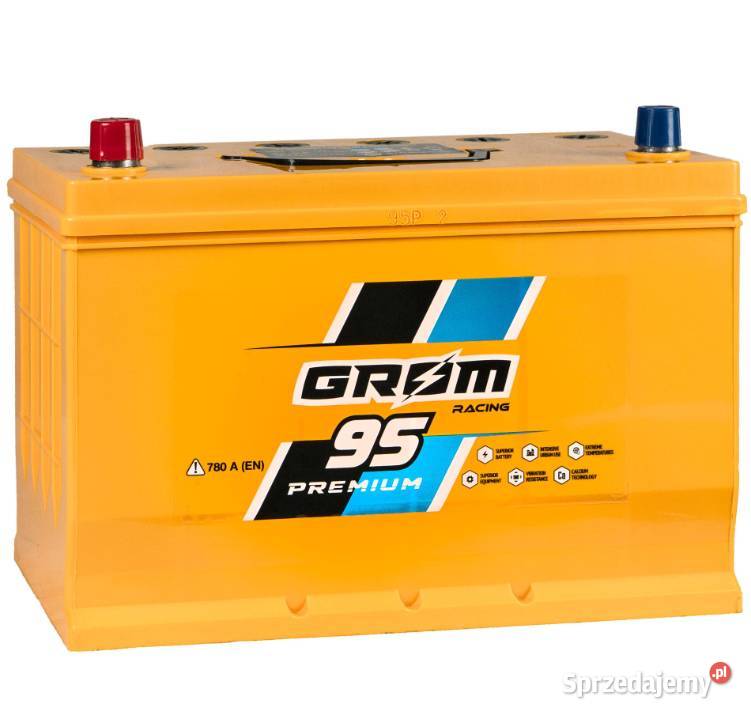 Akumulator 95Ah 780A GROM Racing Japan L Części samochodowe