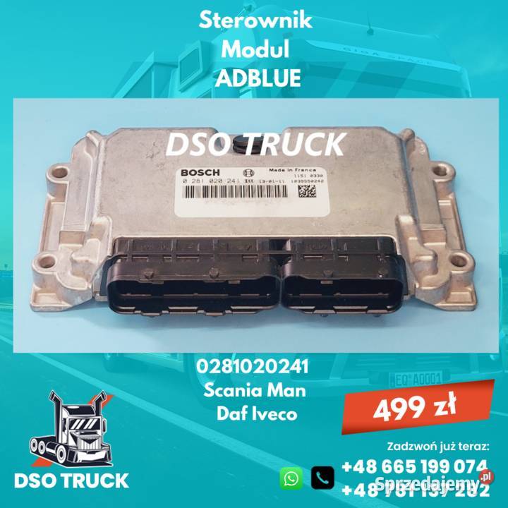 Sterownik modul adblue 0281020241 Scania Man Daf świętokrzyskie sprzedam