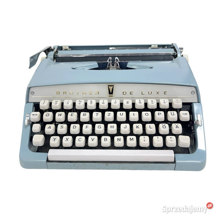 Walizkowa maszyna do pisania Brother De Luxe mazowieckie Warszawa