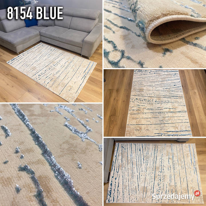 DYWAN 160X220 GOLD EXCLUSIVE 8154 BLUE Białystok