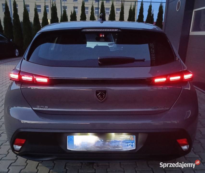 Peugeot 308 hybryda plug in uszkodzony Kawęczyn