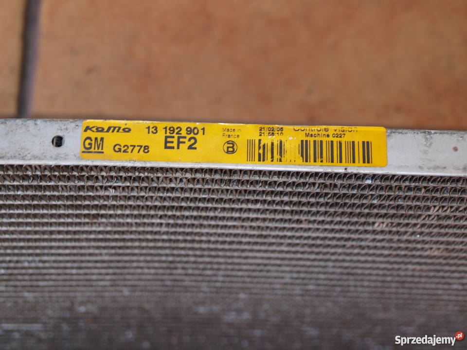 Opel Zafira B chłodnica klimy 16 18 benzyna 2005 osobowe wielkopolskie Kalisz