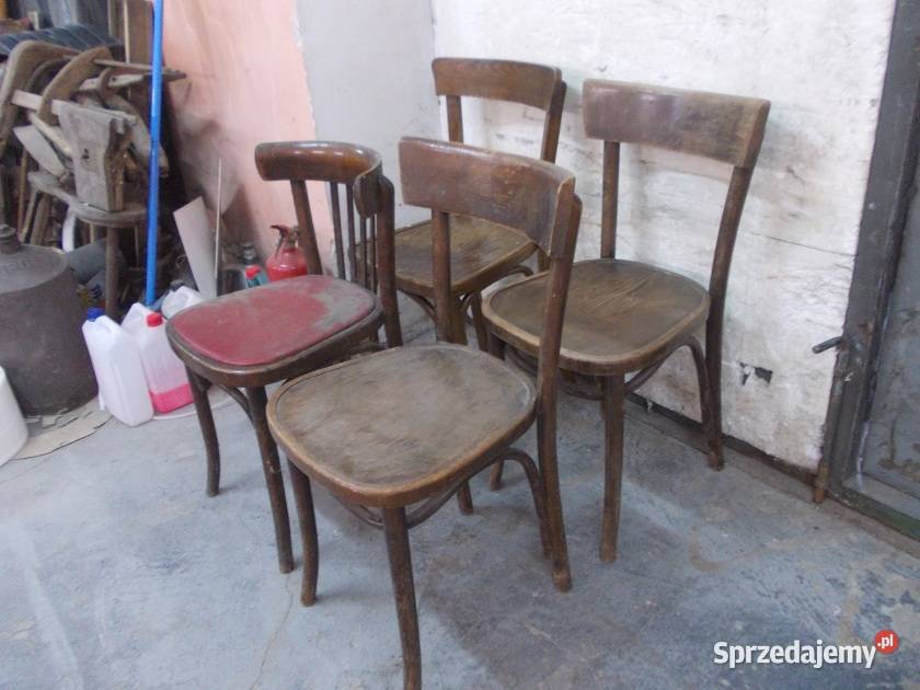Stare drewniane krzesła vintage Bielsko-Biała