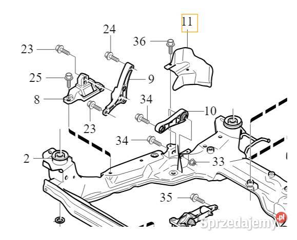 VOLVO S80 II V8 oslona termiczna OE 30723931 dolnośląskie sprzedam