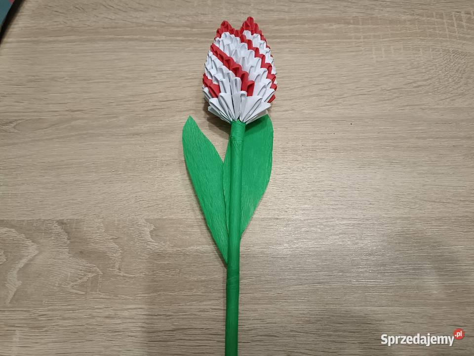 Tulipan Origami Modułowe 3D
