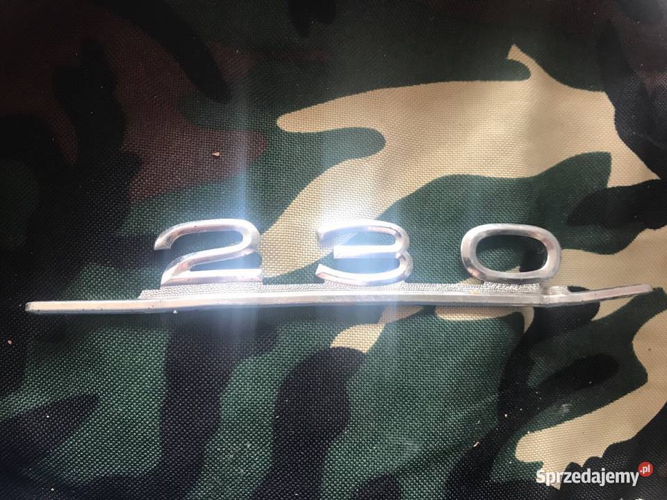 Emblemat mercedes 230 dolnośląskie Lubin