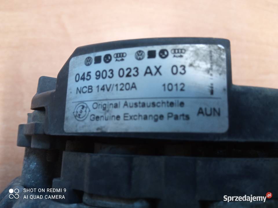 Alternator Bosch 045903023 AX 03 VW Polo 9N 14 D Oleszyce