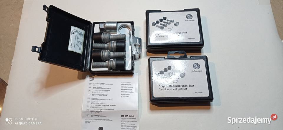 Śruby zabezpieczające koła antykradzieżowe M14 x Starachowice