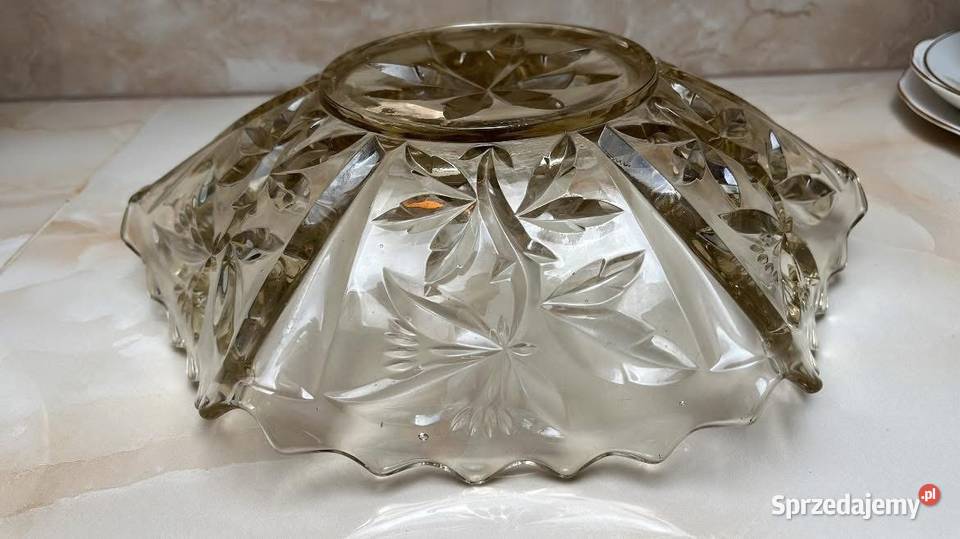 Misa Patera owocarka Szkło kryształowe Porcelana i szkło pomorskie Gdańsk