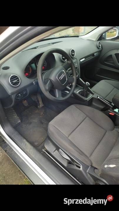 Audi a3 16 benzyna MPI 2007 klima bixenon nieuszkodzony Wieluń
