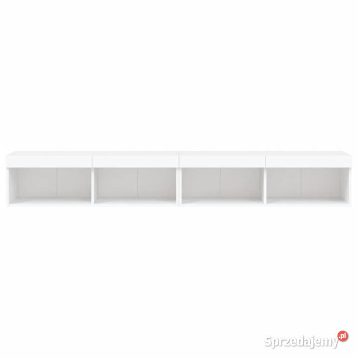 Szafki TV z LED 2 białe 100x30x30 WM837156 mazowieckie Warszawa