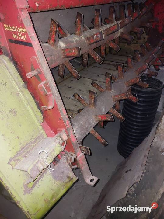 Rozrzutnik obornika Bergmann m62 39t nieuszkodzony Mszana Dolna