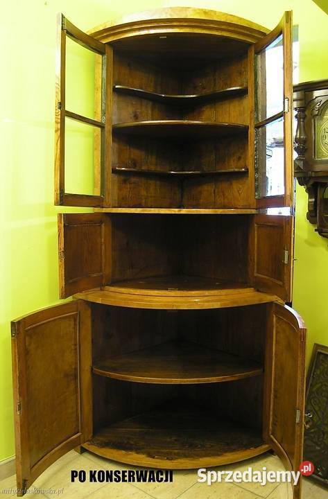 Rogówka narożnik Biedermeier brzoza Sopot