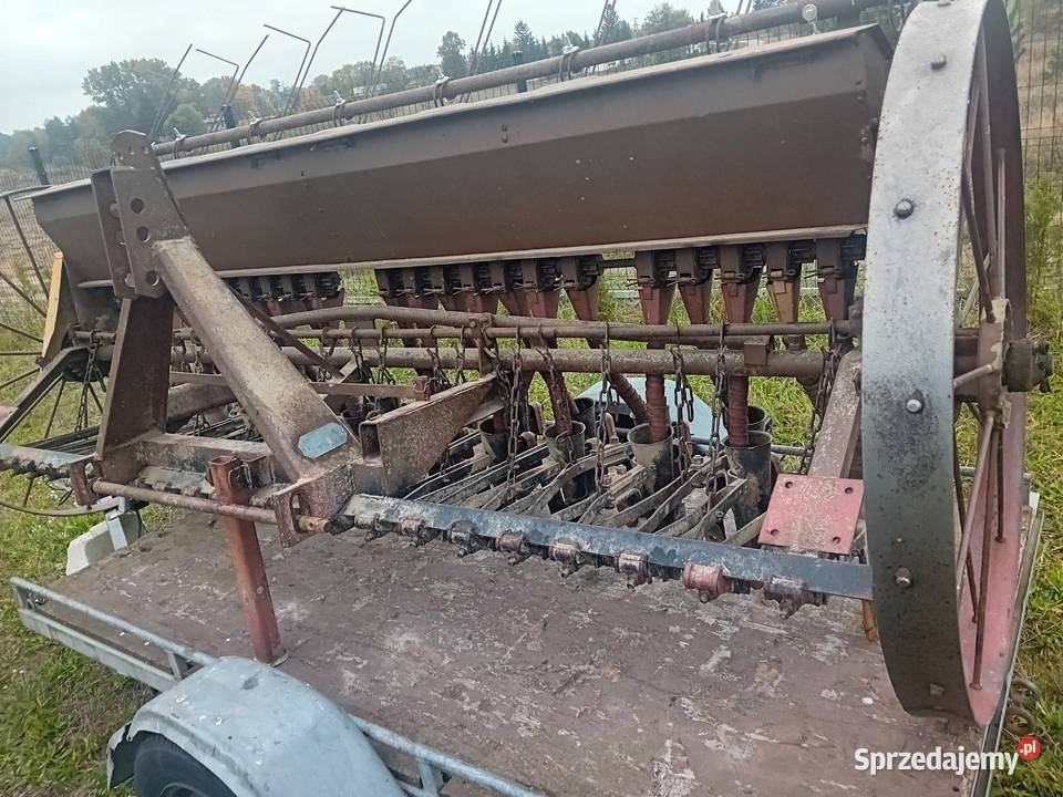 Fabryczny siewnik Meprozet 23leje redlice 25m Ryki