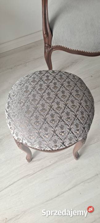 Stylowa pufa podnóżek stołek taboret ornament Fotele Szczecin