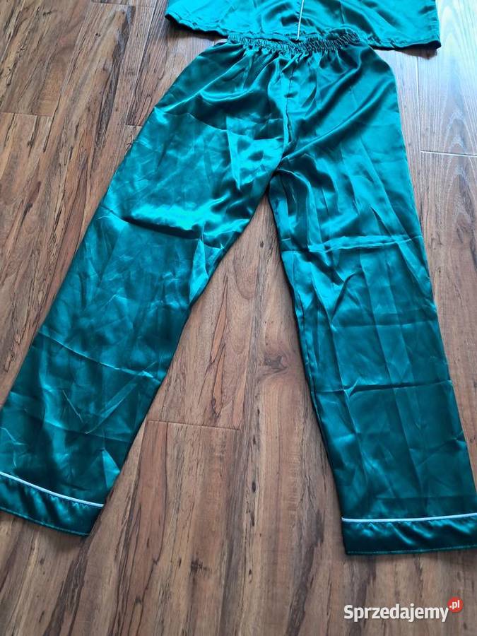 nowa cienka damska piżamka w kolorze butelkowej Sandomierz