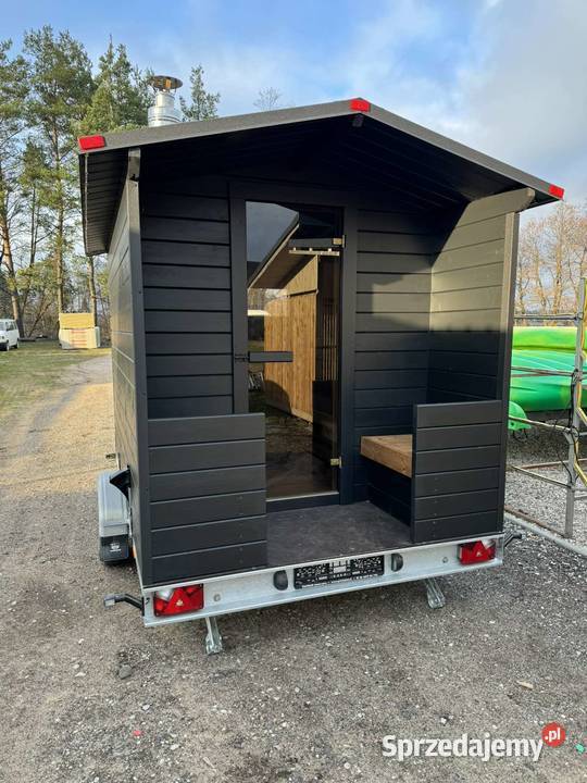 Mobilna Sauna Gotowy Biznes Sauna do Wynajęcia Olecko sprzedam