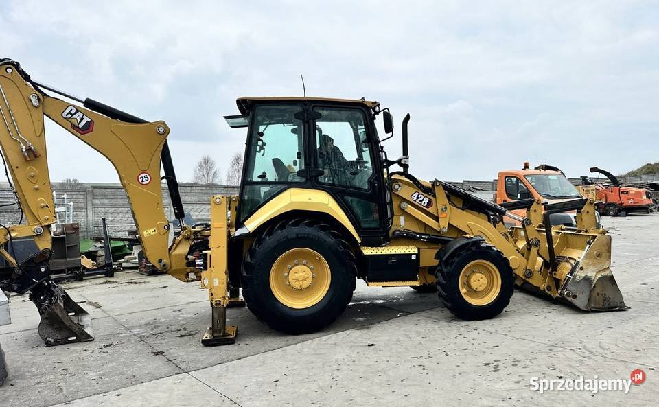 Koparko ładowarka CAT 428 świętokrzyskie Tokarnia