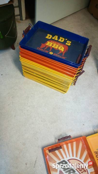Taca stalowa vintage food DADS bbq Błaszki