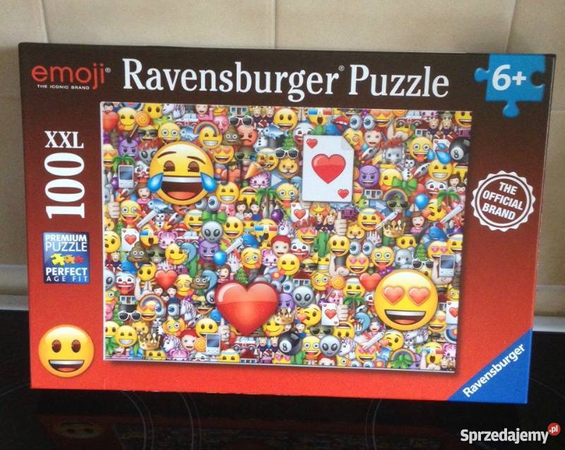 Puzzle Ravensburger emoji 100 el XXL lubelskie Zamość