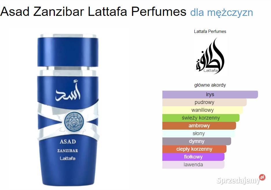 Lattafa Asad Zanzibar EDP zachodniopomorskie Szczecin