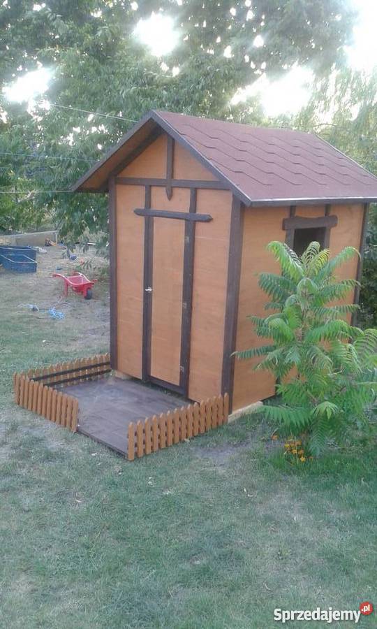 Drewniany domek dzieci Zabawki ogrodowe kujawsko-pomorskie