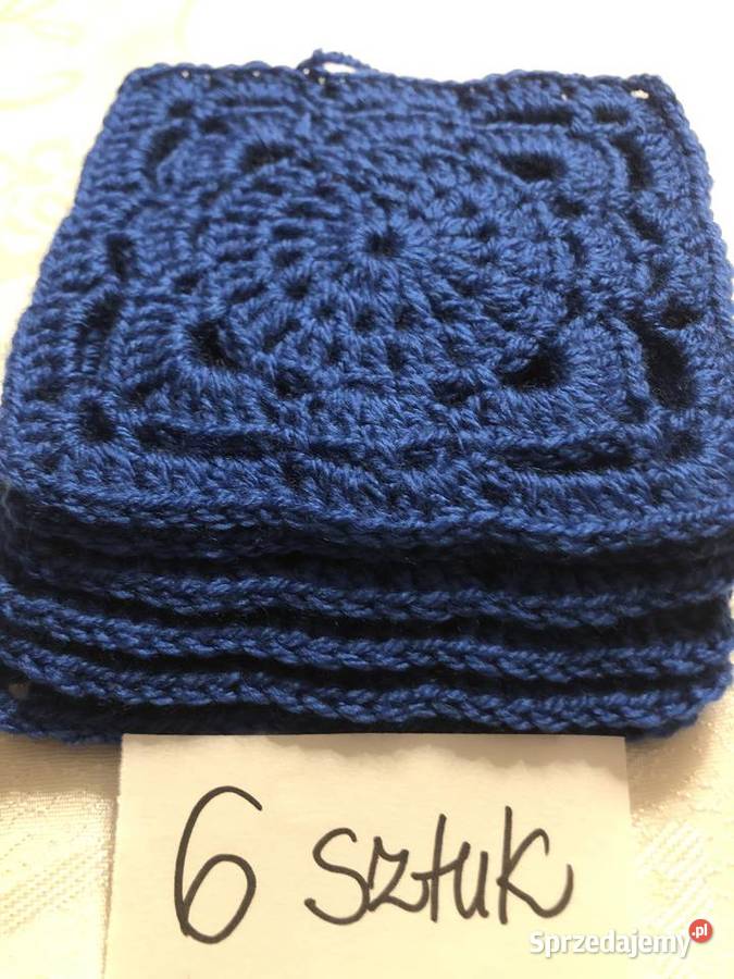 kwadrat babuni rękodzieło pled poduszka 1314 29 Zegrze