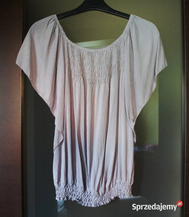 elegancka bluzka damska hiszpanka XL 42 jedwabna Szczecin