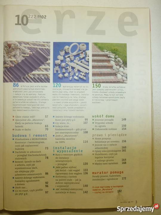 MURATOR GAZETA ZBUDUJESZ WYMARZONY DOM 2002