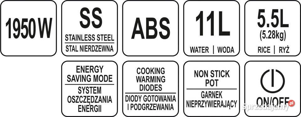 Urządzenie do gotowania ryżu 155L 30 porcji śląskie Częstochowa