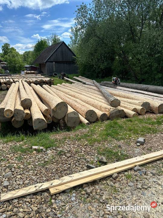 Bale Jodłowe 12m Okorowane Drewno Konstrukcyjne Myślenice sprzedam
