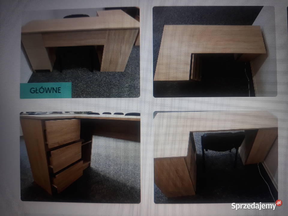 Biurko narone lewe sonoma lubelskie Lublin
