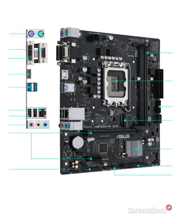 Procesor Intel i5 1440F płyta główna Asus Prime Core i5 Procesory śląskie Rybnik