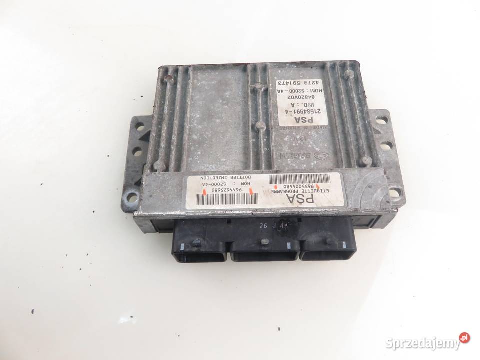 STEROWNIK PEUGEOT 206 14 75 KFW 9655004480 małopolskie