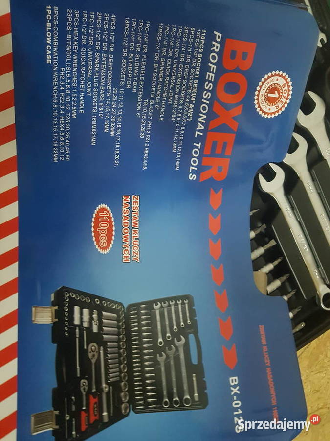 Zestaw kluczy nasadowych BOXER BX012 110 ELEM Głogowa