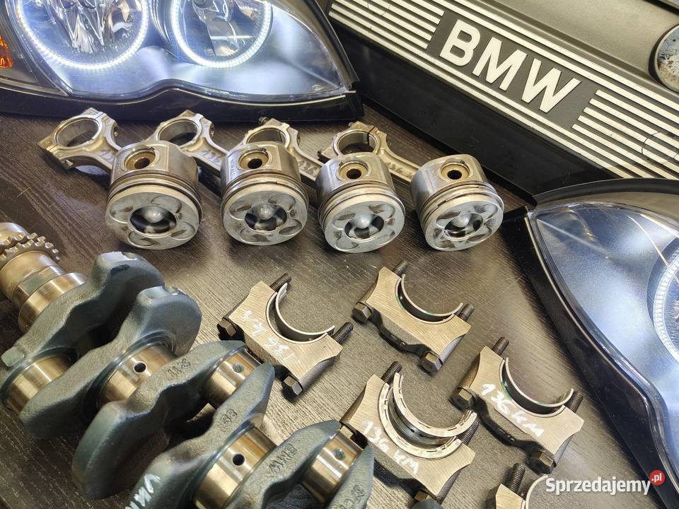 Bmw e46 20d 136 tłoki korby Części montażowe łódzkie Aleksandrów Łódzki