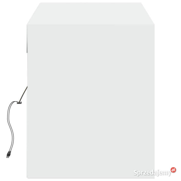 Ścienna szafka TV z LED biała 140x31x38 WM852369 Warszawa