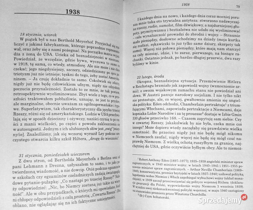 Dziennik 19331945 Victor Klemperer Rok wydania 1999 Chełm