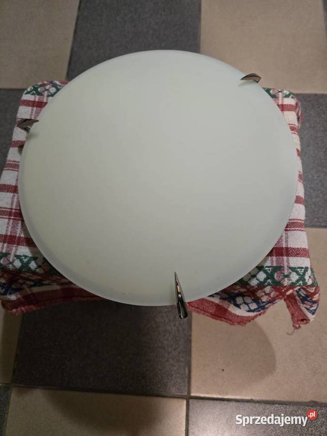 Lampa sufitowa plafoniera szklana Czarna Woda